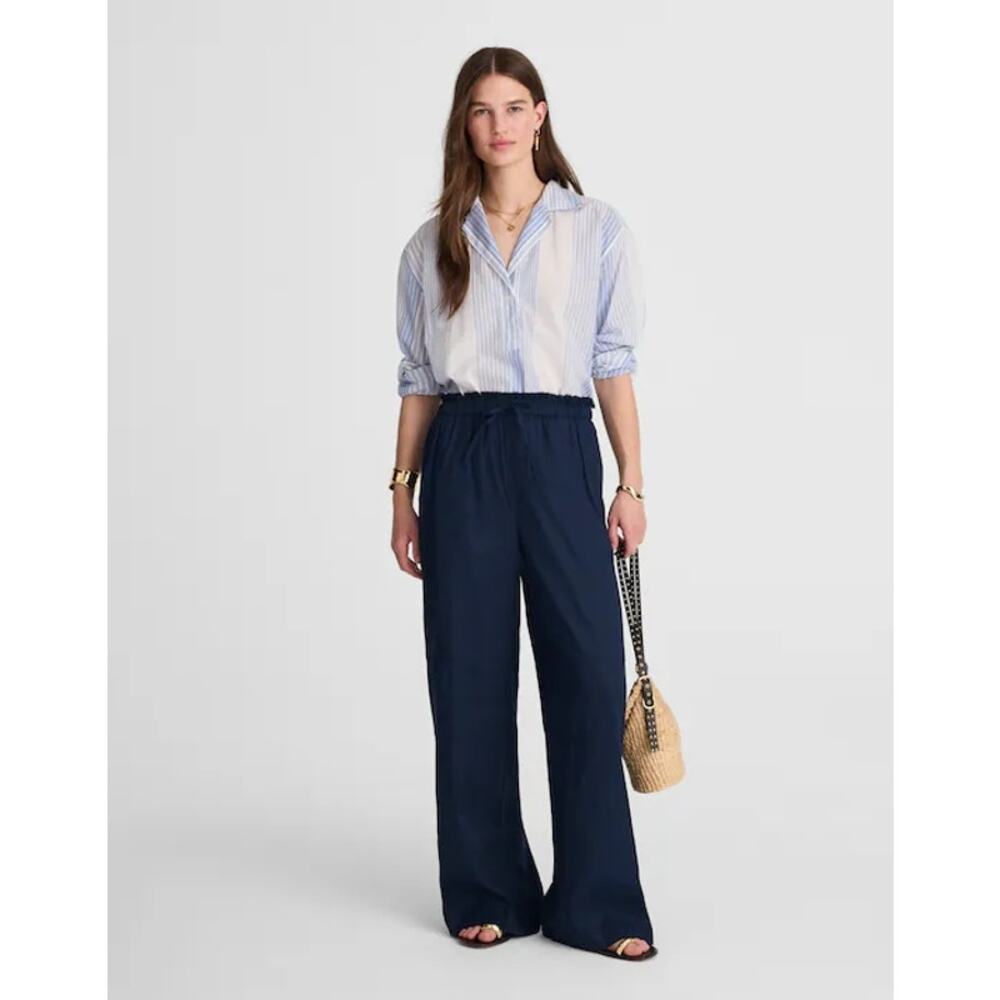 NWT Madewell Raw-Edge Drawstring Pant Suze S